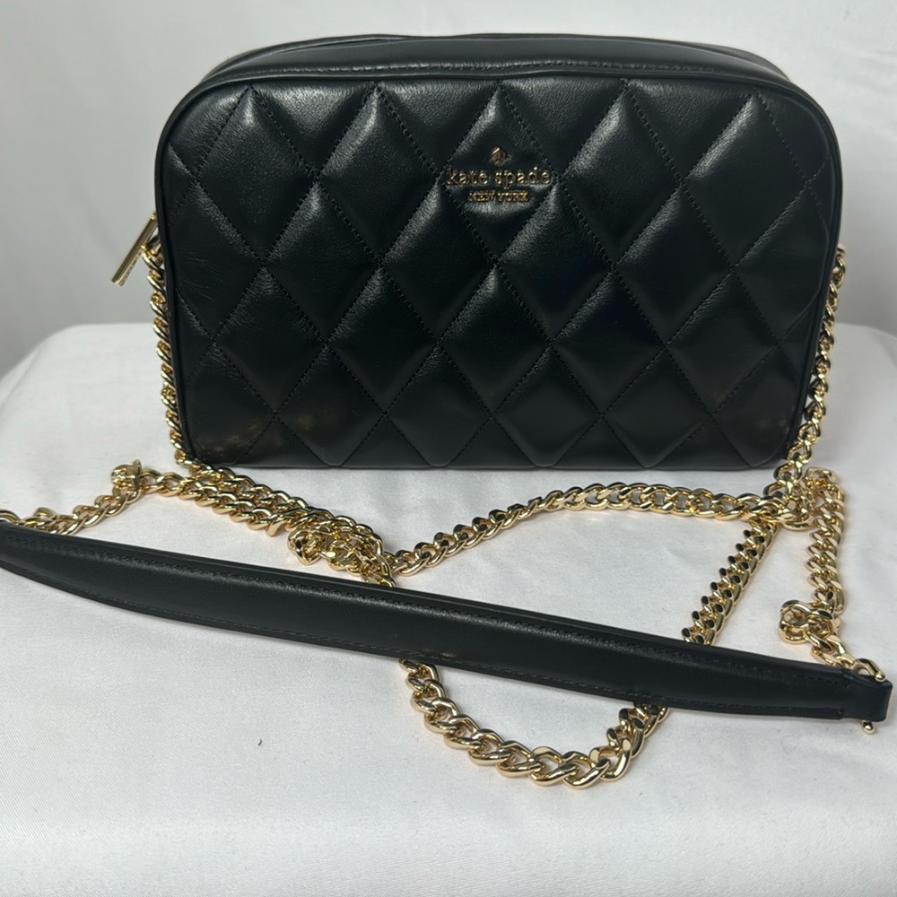 KATE SPADE Carey Quilted Leather Mini Camera Crossbody Bag